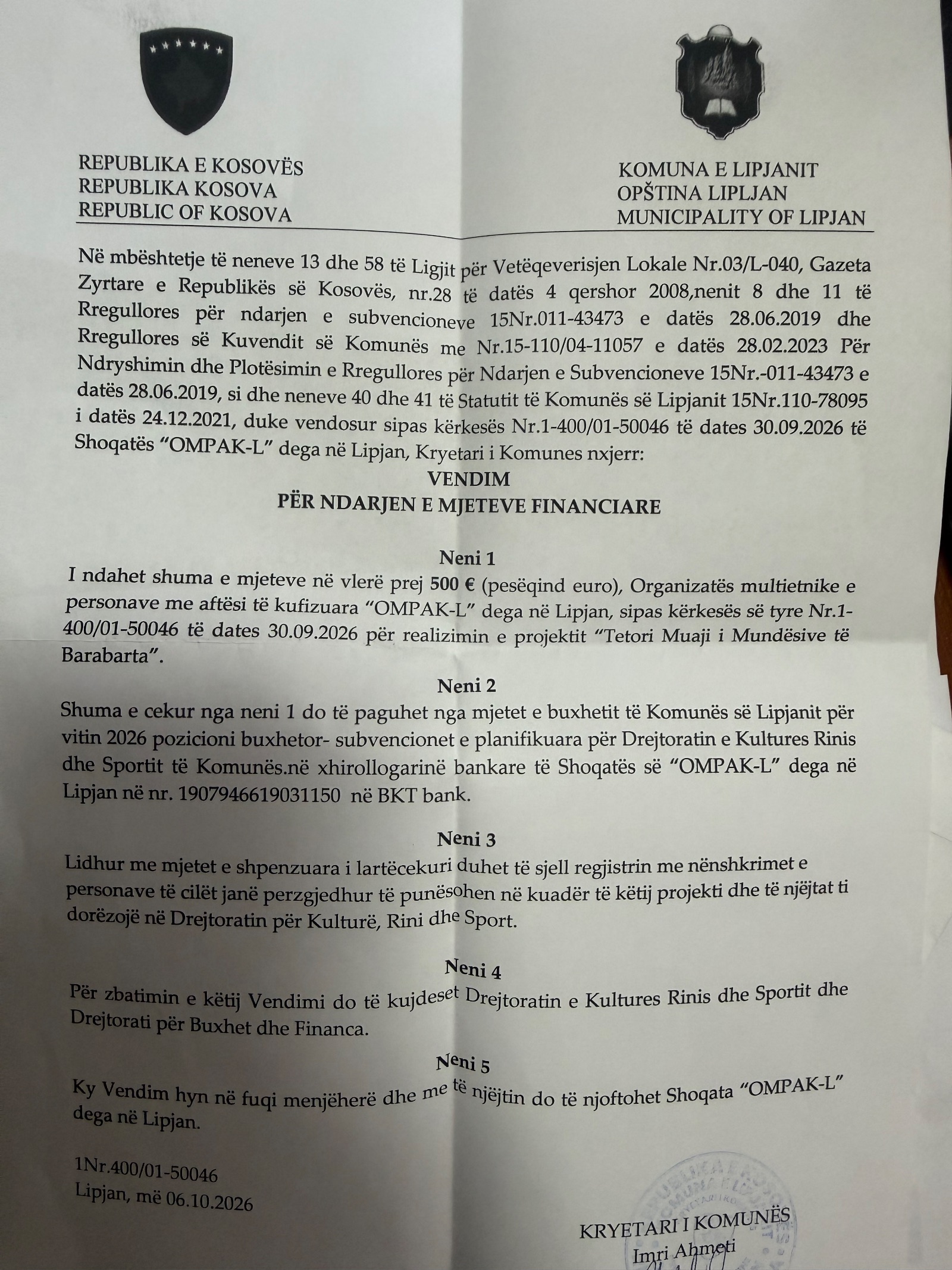 Boccia promovohet te personat me aftësi të kufizuara në Podujevë — foto 1